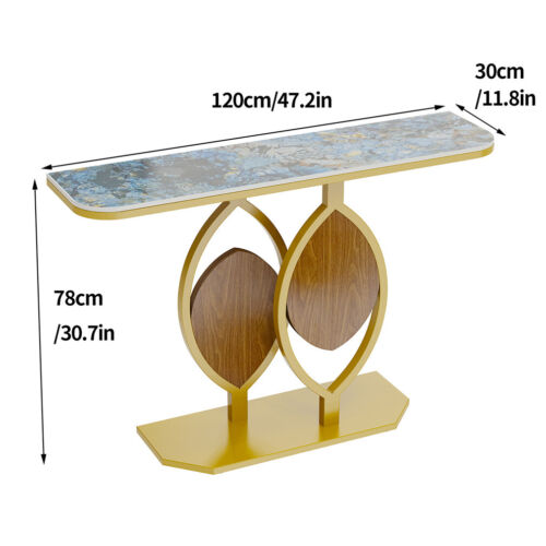 Luxurious Marble Console Entryway Table