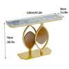 Luxurious Marble Console Entryway Table