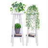 2Pcs Tall Bedside Tables Slim Plant Stand