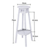 2Pcs Tall Bedside Tables Slim Plant Stand