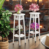 2Pcs Tall Bedside Tables Slim Plant Stand