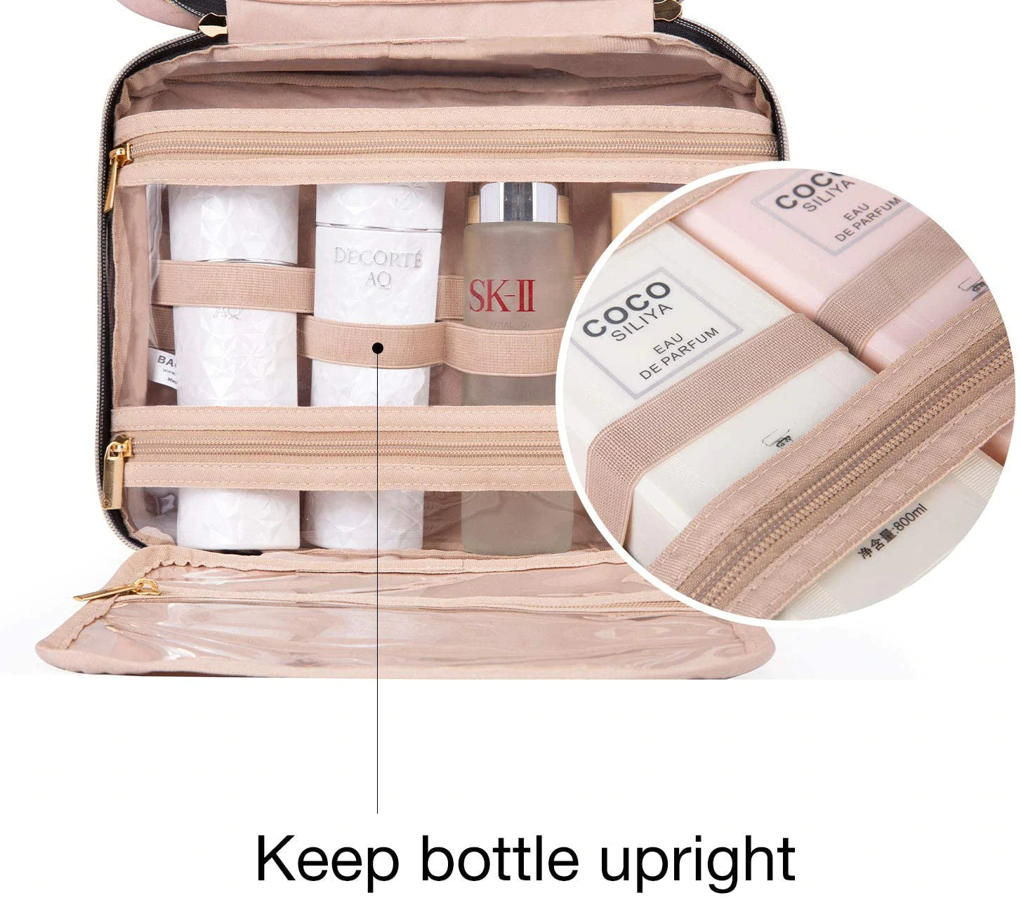 Portable Cosmetic Toiletry Bag