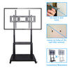 Rolling TV Floor Stand Mount Universal Flat Panel 40-100