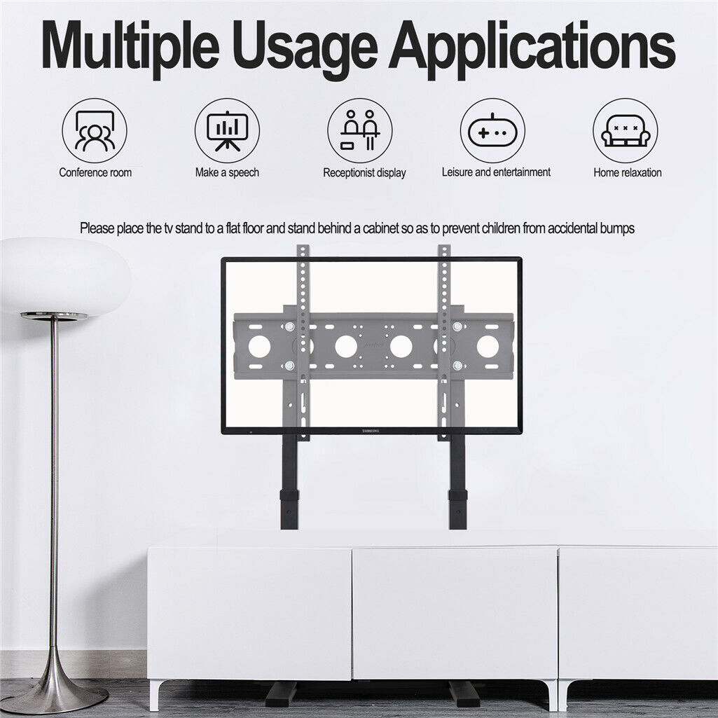 TV Floor Stand Height Adjustable  for 32-100 inch TV