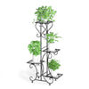 4 Pots Wrought Iron Rustproof Plant Stand-