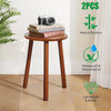 Wood Stool End Side Table