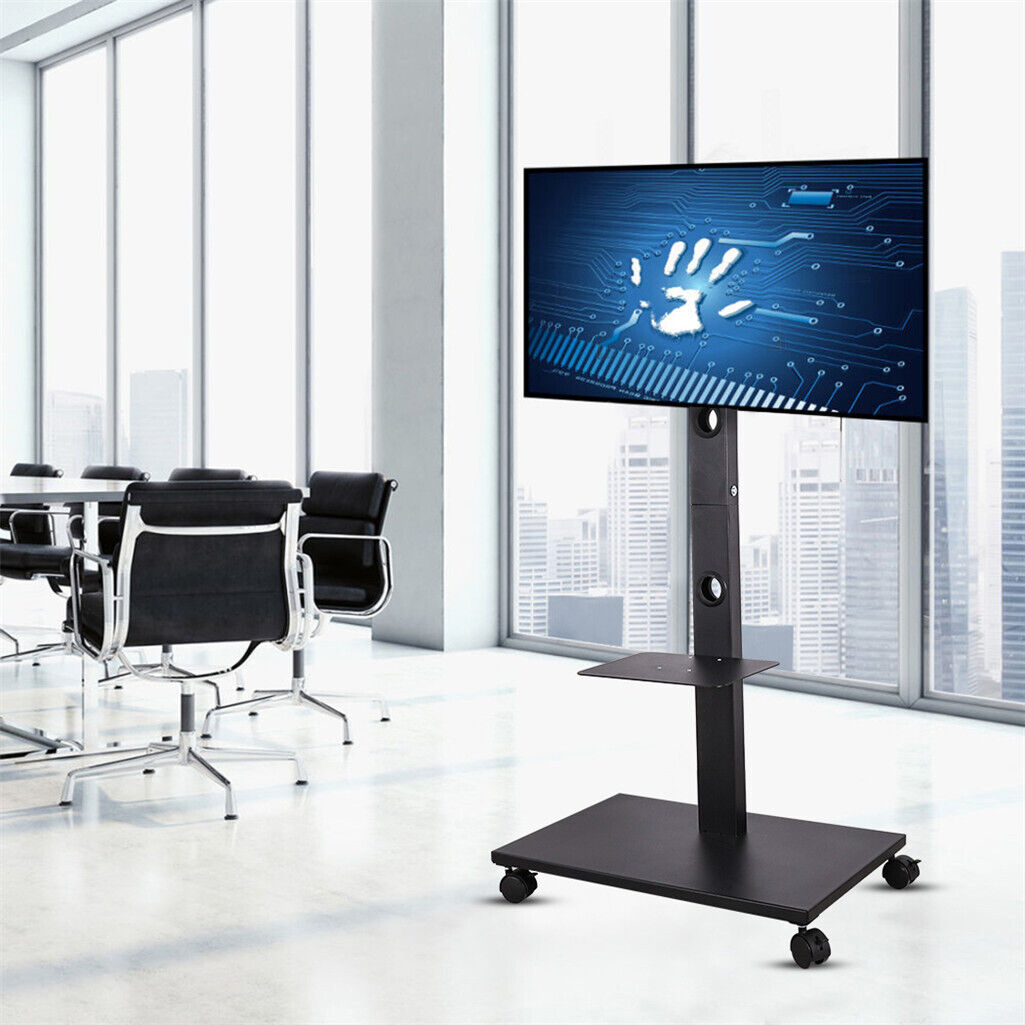 Plasma Portable TV Mobile Floor Stand Moving Cart  32"-70"