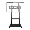 Rolling TV Floor Stand Mount Universal Flat Panel 40-100
