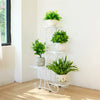 4 Pots Wrought Iron Rustproof Plant Stand-