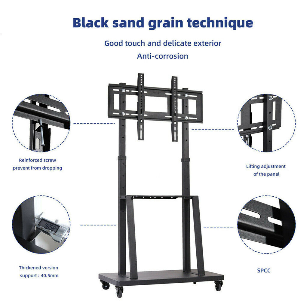 VESA 32"- 80" screens Load 176lb Floor TV Stand