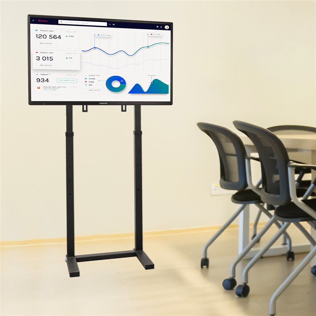 TV Floor Stand Height Adjustable  for 32-100 inch TV