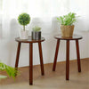 Wood Stool End Side Table
