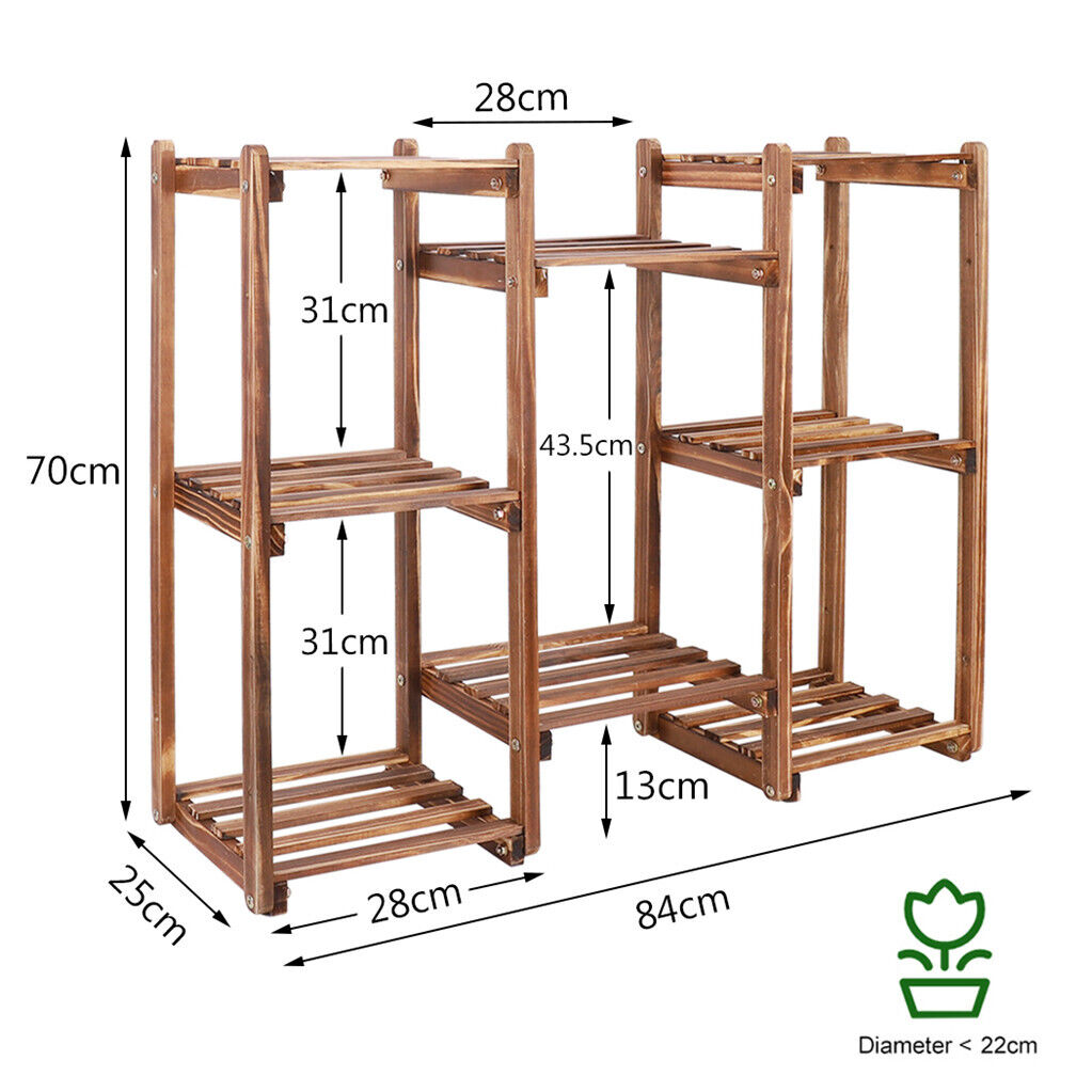 Rural Multi-tier Plant Pot Stand-