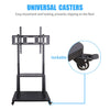 Rolling TV Floor Stand Mount Universal Flat Panel 40-100