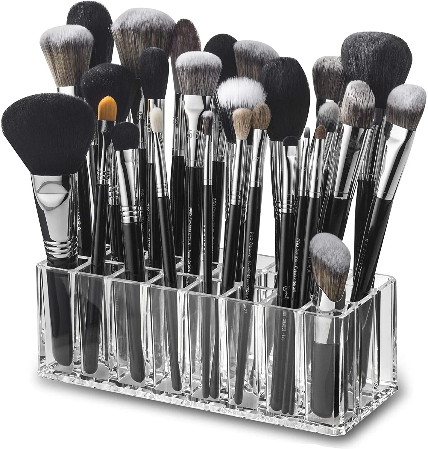 Acrylic Makeup Brush & Lipstick Holder