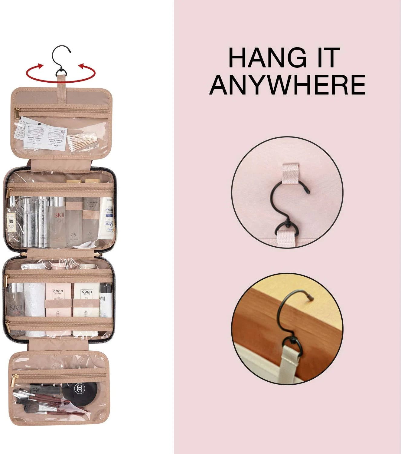 Portable Cosmetic Toiletry Bag
