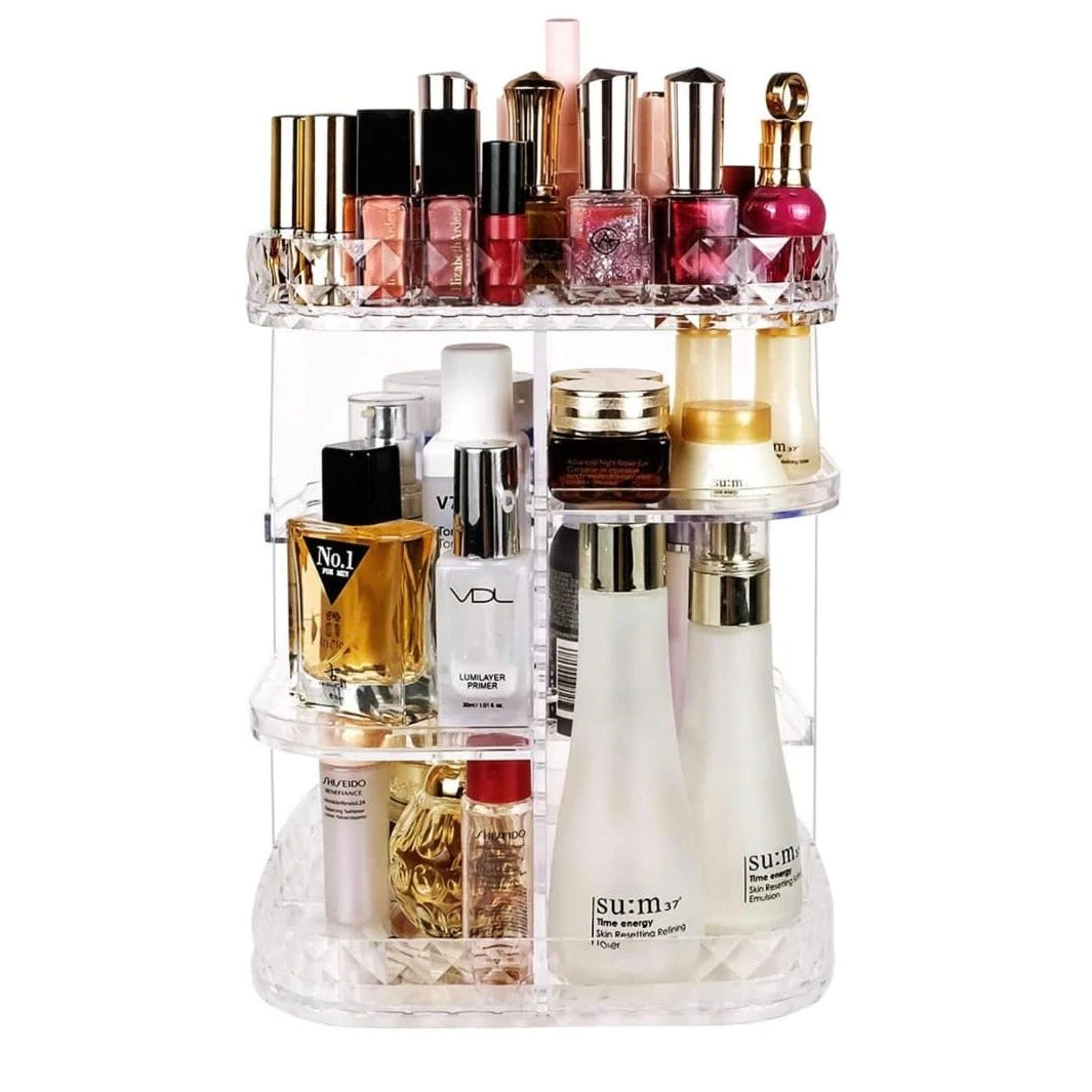 360° Rotating Makeup Organiser Cosmetic Holder