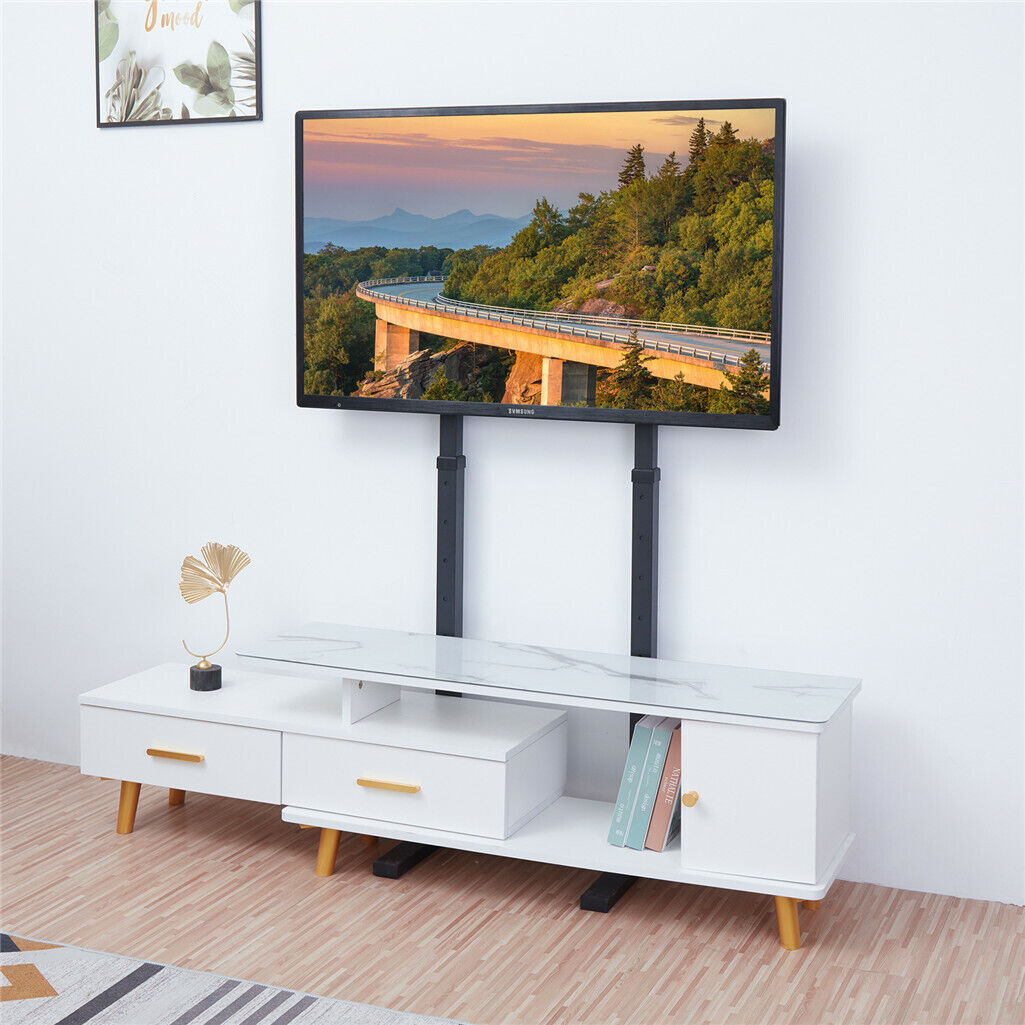 TV Floor Stand Height Adjustable  for 32-100 inch TV