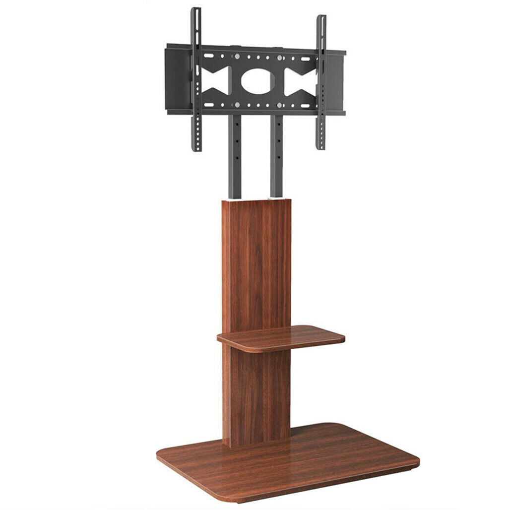 32-100" Universal Wooden Floor TV Stand Height Adjustable