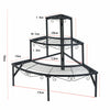 Corner Plant Stand Flower Shelf Indoor Outdoor