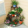 Corner Plant Stand Flower Shelf Indoor Outdoor